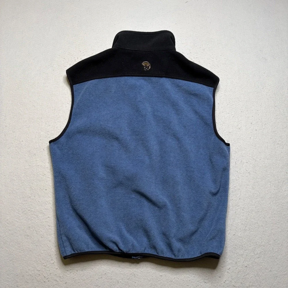 Mountain Hardwear Fleece Vest Mens L Blue Gore Windstopper Vintage 90s USA Made